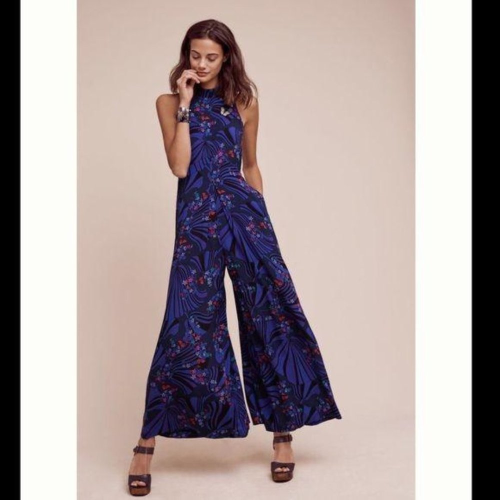 Anthro Moulinette Soeurs Butterfly Grove Jumpsuit